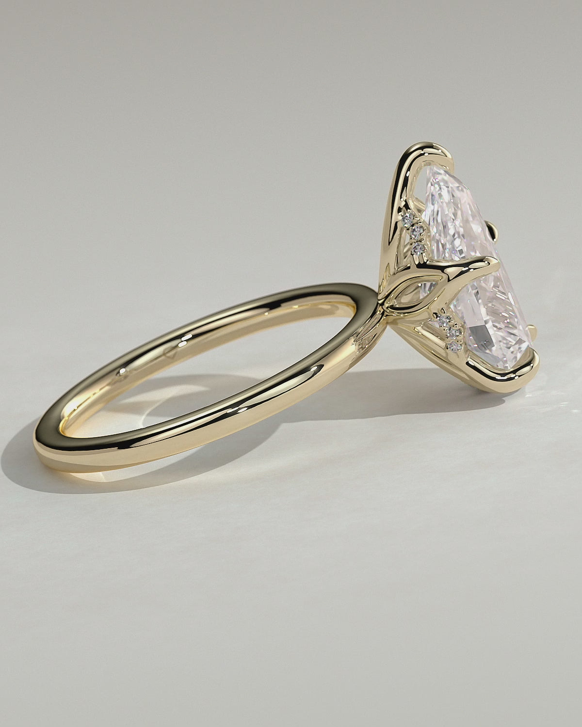 MET 0201 - 4 ct pictured - 18k Yellow Gold source reference - product rotation video