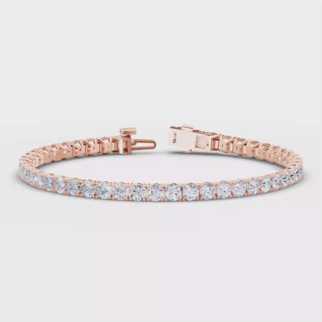 MET-WB-0046 | 14K Rose Gold | LGB700006 | Rose Gold 7ctw Rivera Tennis Bracelet | LGB700006-1.mp4
