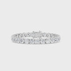 MET-WB-0033 | 14K White Gold | LGBO90041 | White Gold 21ctw Lab Grown Diamond Tennis Bracelet | LGBO90041-1.mp4