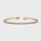 MET-WB-0012 | 14K Yellow Gold | LGBT0130 | Yellow Gold Bubble Bezel Tennis Bracelet (1ctw) | LGBT0130-1.mp4